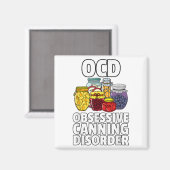 Aimant Saison Canning Jar Pickling Gardener _1 (Recto/Verso)