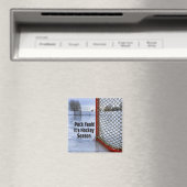 Aimant Saison de hockey glace froid drôle Humour canard (In Situ (Lave-vaisselle))