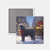 Aimant Saison des fêtes de Noël des canicules (Recto/Verso)