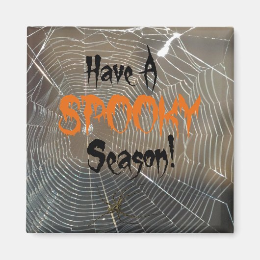 Aimant Saison ÉFFRAYANTE cet Halloween sur un (Devant)