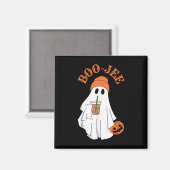 Aimant Saison éffrayante Cute Boujee Ghost Costume d'Hall (Recto/Verso)