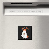Aimant Saison éffrayante Cute Boujee Ghost Costume d'Hall (In Situ (Lave-vaisselle))