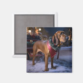 Aimant Saison Festive de Noël de Bloodhound (Recto/Verso)
