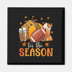 Aimant Saison Football et saison Citrouille Automne Vi