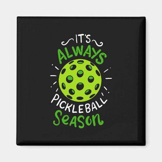 Aimant Saison Pickleball (Devant)