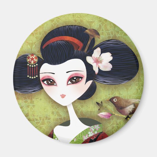 Aimant Sakura Girl (Devant)