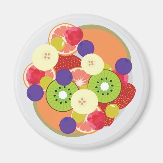 Aimant Salade de fruits (Devant)