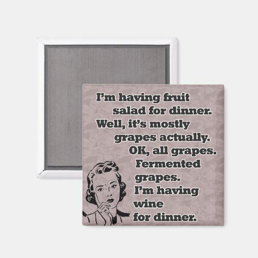 Aimant Salade de fruits MBM (Recto/Verso)