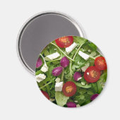 Aimant Salade de jardin Tomates et Fromage Feta (Recto/Verso)