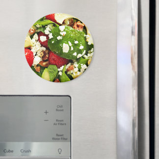 Aimant Salade fraîche aux épinards, à l'avocat et à la fr