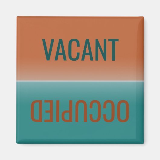 Aimant Sale Clean | Vacant occupé (Devant)