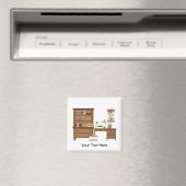 Aimant Salle de couture 1 (personnalisée) (In Situ (Lave-vaisselle))