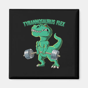 Aimant Salle de sport T-rex Bodybuilding Tyrannosaure Fle