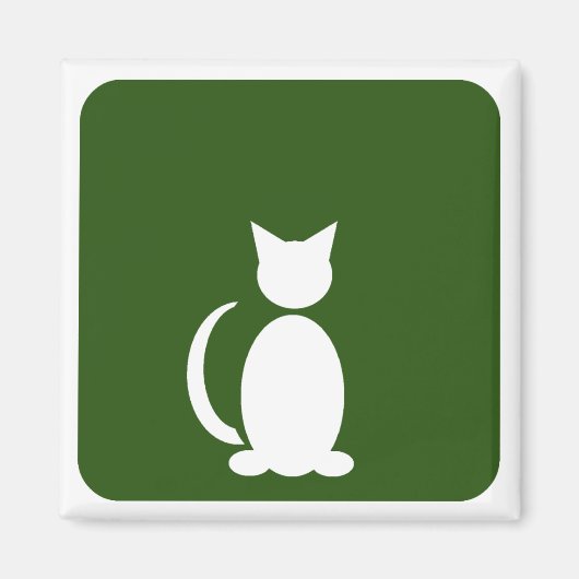 Aimant Salle de toilettes pour chats (Devant)