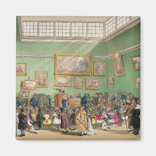 Aimant Salle de ventes Christie's, aquatinée par J. Bluck (Devant)
