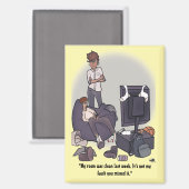 Aimant Salle propre (Recto/Verso)