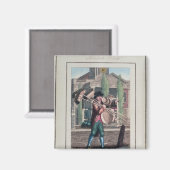 Aimant Salles de cheveux, église Shoreditch (Recto/Verso)