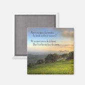 Aimant Salmo 121:1-2 * Iman * Alzare mis ojos (Recto/Verso)