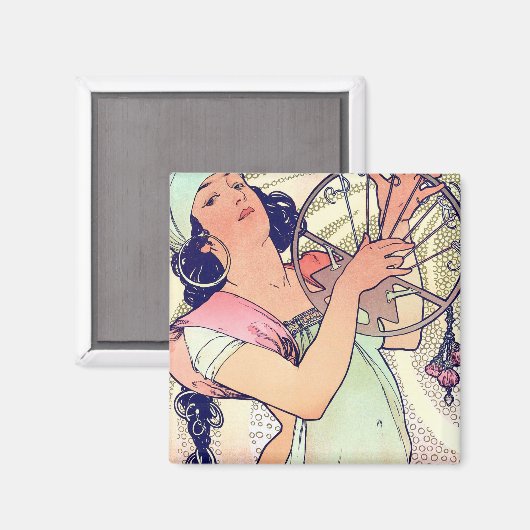 Aimant Salome, Alphonse Mucha (Recto/Verso)