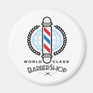 Aimant Salon de coiffure de classe du monde