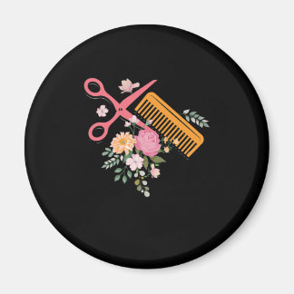 Aimant Salon des cheveux Coiffeur ciseaux Coiffeur Stylo