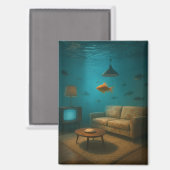 Aimant Salon MCM sous-marin (Recto/Verso)