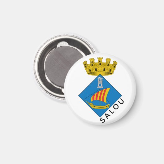 Aimant Salou, Catalogne (Recto/Verso)