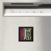 Aimant Salsa dance Eat Sleep Repeat (In Situ (Lave-vaisselle))