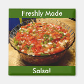 Aimant Salsa fraîchement préparée (Devant)