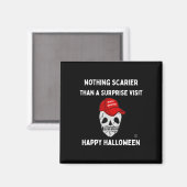 Aimant Salubrité des aliments Halloween Inspecteur de la  (Recto/Verso)