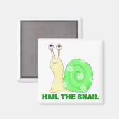 Aimant Saluez l'escargot (Recto/Verso)