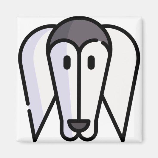 Aimant Saluki (Devant)