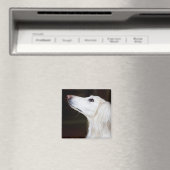 Aimant Saluki se lève (In Situ (Lave-vaisselle))