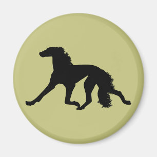 Aimant Saluki Silhouette