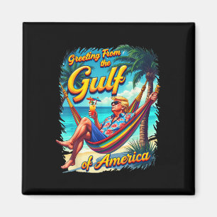 Aimant Salutation Chill Du Golfe De L'Amérique Américaine