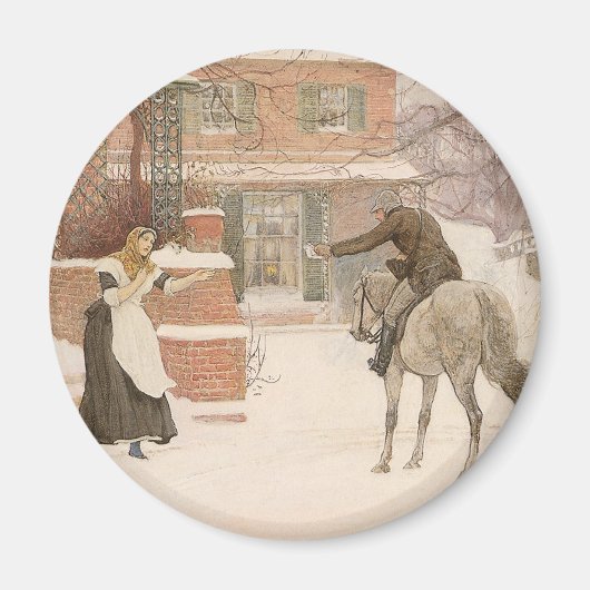 Aimant Salutation du facteur par Robert Walker Macbeth (Devant)