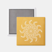 Aimant Salutation Sun (Recto/Verso)