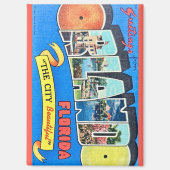 Aimant Salutation Vintage Orlando (Recto)