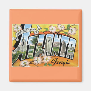 Aimant Salutations d'Atlanta, GA !