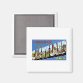 Aimant Salutations de Cleveland, Ohio (Recto/Verso)