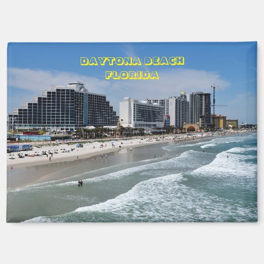 Aimant Salutations de Daytona Beach, Floride (Recto)