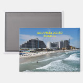 Aimant Salutations de Daytona Beach, Floride (Recto/Verso)