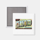 Aimant Salutations de Enid, Oklahoma (Recto/Verso)