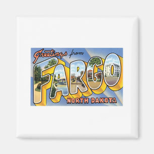 Aimant Salutations de Fargo, Dakota du Nord