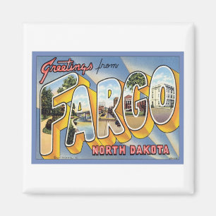 Aimant Salutations de Fargo le Dakota du Nord