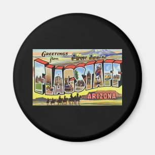 Aimant Salutations de hampe de drapeaux Arizona