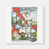 Aimant Salutations De Idaho (Devant)