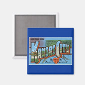 Aimant Salutations de Kansas City ! (Recto/Verso)