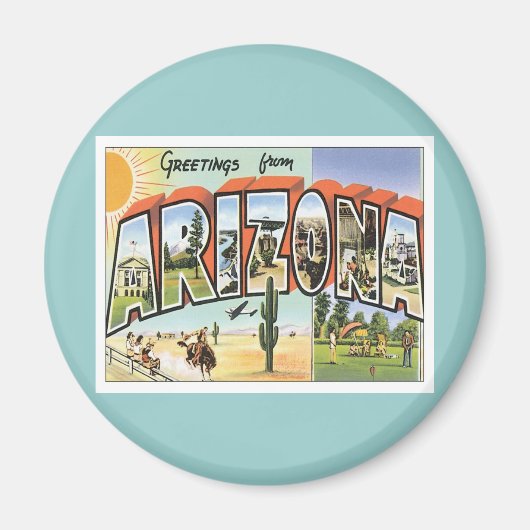 Aimant Salutations De L'Arizona (Devant)