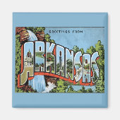 Aimant Salutations De L'Arkansas (Devant)